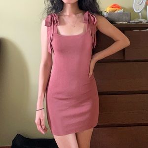 Urban outfitters tie strap mini dress